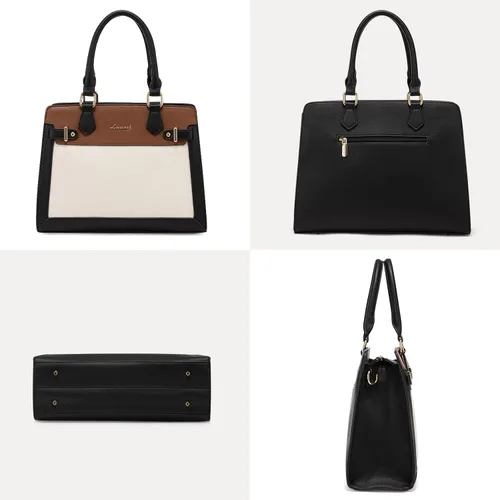 Miniatura 8 de LOVEVOOK Monederos y bolsos para mujer, bolso de hombro, bolso negro y asa superior de piel sintética para damas