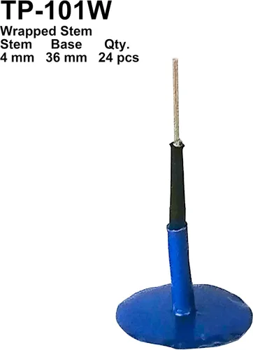 Miniatura 2 de TP-101W Unidad de reparación combinada, tapón de parche de reparación de neumáticos 5/32" x 1" vástago envuelto 24 piezas