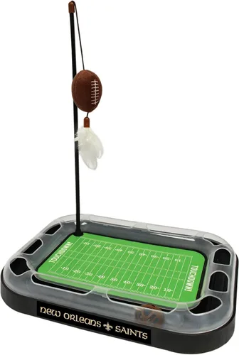 Miniatura 28 de Tabla de rascado para gatos NFL LOS VEGAS Raiders Campo de fútbol americano Juguetes para gatos + Pelota de fútbol de felpa rellena de hierba gatera