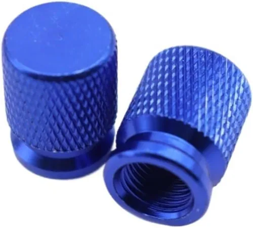 Miniatura 4 de Tapas de vástago de válvula de neumático de rueda de motocicleta Tapa de núcleo CNC Neumáticos de boca aireada Boquilla de gas Nuevo (negro)
