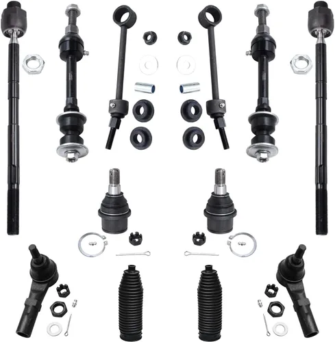 Miniatura 256 de Detroit Axle – Kit de suspensión delantera para Hyundai 2013-2018 Santa Fe 2 enlaces de barra de estabilizador 4 varillas de amarre interiores