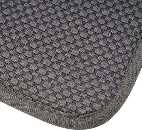 Miniatura 6 de Paquete de 2 tapetes de secado de platos para encimera de cocina, absorbentes, tapetes escurridor de platos de microfibra, almohadilla de secado