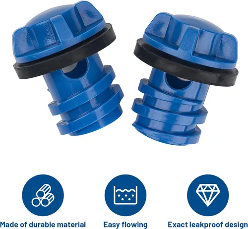 Miniatura 6 de Tapón de drenaje más fresco, paquete de 2 reemplazos, compatible con enfriadores Yeti Roadie, Tundra y tanque y refrigeradores RTIC