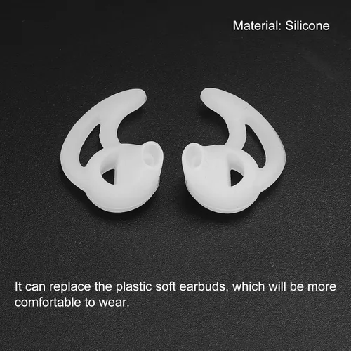 Miniatura 4 de MECCANIXITY Auriculares de silicona para auriculares de radio bidireccional, puntas de repuesto para auriculares de tubo de bobina