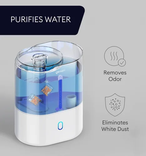 Miniatura 2 de Cartucho de agua humidificador (paquete de 5) compatible con LEVOIT, GENIANI, EVERLASTING, limpiador humidificador universal, cartuchos de limpieza