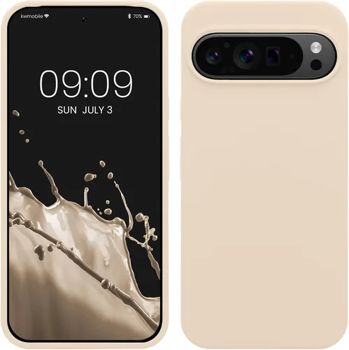 Miniatura 355 de kwmobile Funda Compatible con Google Pixel 6 Pro - Funda de Teléfono de Silicona TPU con Acabado Suave - Azul Caribe