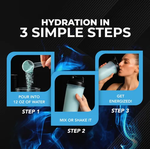 Miniatura 8 de MMA Nutrition HRDWRK - Electrolitos en polvo con magnesio, potasio, electrolitos sin azúcar que aumentan la resistencia y reducen la fatiga con este