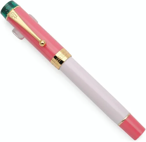 JINHAO 100 - Pluma estilográfica con convertidor de tinta (punta media 0.028 in, guayaba)