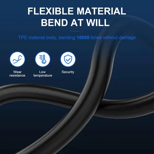 Miniatura 5 de Toxaoii Cable de carga USB tipo C compatible con HyperX SoloCast, QuadCast S, QuadCast 2 micrófono de condensador, también compatible