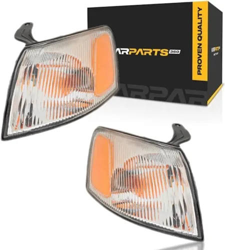 Para Toyota Camry 1997 1998 1999 Juego de luz direccional/luz de esquina del lado del conductor y del pasajero | Par | Delantero | Esquina del