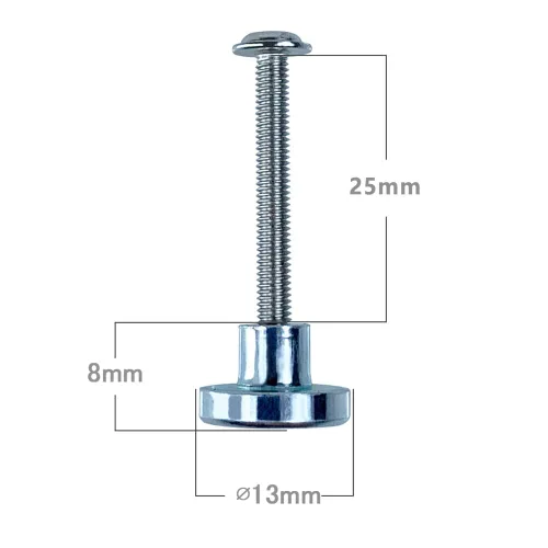 Miniatura 6 de Juego de tornillos magnéticos M3, adecuado para fijar ventilador de enfriamiento de 0.984 in de grosor en la superficie de varios productos Paquete