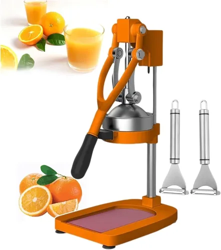 Miniatura 9 de Exprimidor de cítricos de hierro fundido, máquina de exprimidor de prensa manual, exprimidor y trituradora de frutas, procesadores de alimentos