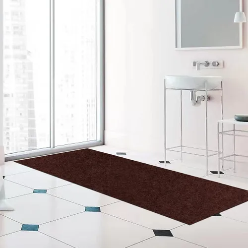 Miniatura 8 de Alfombra de pasillo de 2 x 8 pies, para interiores y exteriores, cocina, entrada, dormitorio, con respaldo de goma antideslizante, alfombra