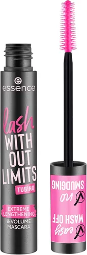 Miniatura 11 de essence Rímel de pestañas sin límites para alargamiento extremo y volumen (01 extra negro) voluminizador y alargamiento vegano, libre