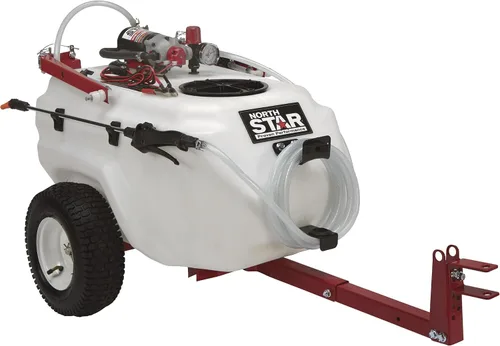 NorthStar Difusor y pulverizador para remolque con brazo de 21 galones, 2,2 GPM, 12 voltios a corriente directa