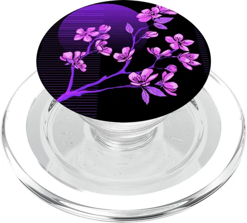Miniatura 7 de PopGrip intercambiable de flores de cerezo japonés Sakura Sintonal de onda de vapor