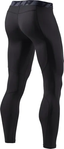 Miniatura 9 de TSLA - Paquete de 1 o 2 pantalones térmicos de compresión para hombre, leggings deportivos y mallas para correr, pantalones para usar como primera