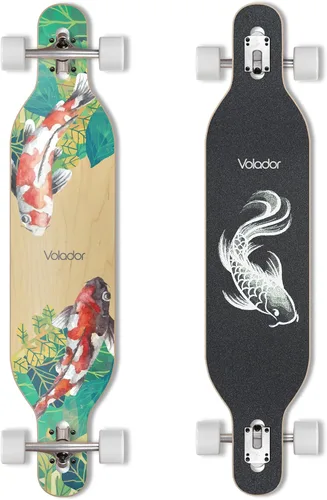 Miniatura 10 de VOLADOR Urban Freeride Pro Longboard Patineta Cruiser Adaptativa de 42 pulgadas Arce de América del Norte Longboard Camber Concave Drop