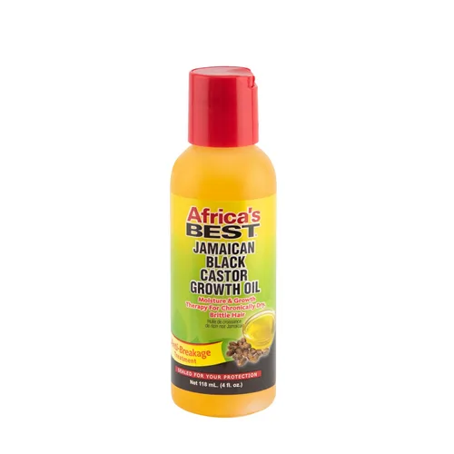 Africa's Best - Aceite de ricino negro jamaicano, alto en vitamina E, minerales y proteínas, ayuda a reparar el cuero cabelludo seco, puntas
