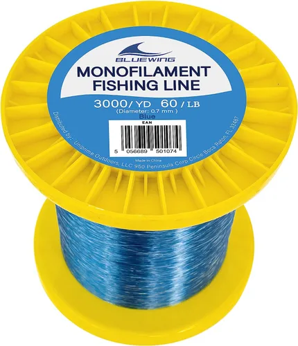 Miniatura 12 de BLUEWING Sedal de pesca monofilamento 6,8,10,12,15,20,25,30,40,50,60,80,100,130,250,300,400 libras, 50,100,500,1000,3000 yardas, hilo de pescar mono