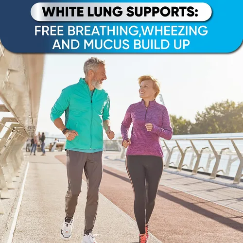 Miniatura 3 de White Lung by NutraPro - Limpieza y desintoxicación pulmonar. Apoya la salud pulmonar. Apoya la salud respiratoria. 60 cápsulas, fabricado