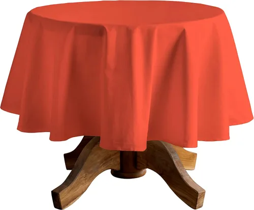 Miniatura 22 de CALICOT Mantel rectangular 100% algodón, 90 x 60 pulgadas, lavable y reutilizable, decorativo para comedor, cocina, granja, hogar, fiesta, banquetes