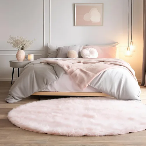 Miniatura 69 de Super Area Rugs - Alfombra de piel de oveja suave y esponjosa Gris oscuro