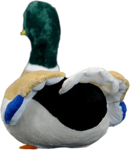 Miniatura 5 de FRANKIEZHOU Peluche realista de pato real de 12 pulgadas de largo, peluche de pato realista, juguetes de peluche de pato suave, regalos para niños