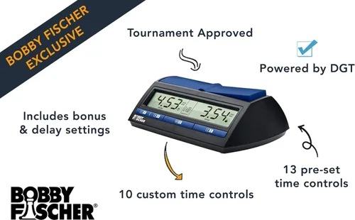 Miniatura 3 de Bobby Fischer Reloj de ajedrez - Desarrollado por DGT