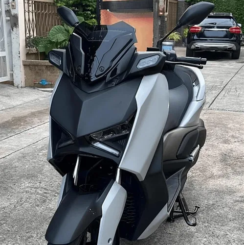 Miniatura 4 de Deflector de visera para parabrisas deportivo de motocicleta compatible con XMAX300 X-MAX300 Xmax 300 X-MAX 300 2023 Transparente