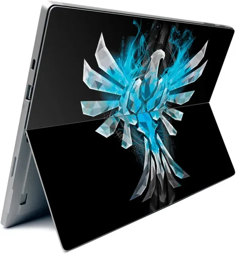 Miniatura 2 de MightySkins Skin para Microsoft Surface Pro 7 – Blue Reborn Funda protectora de vinilo duradera y única Fácil de aplicar, quitar y cambiar