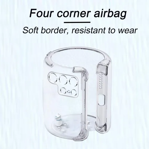 Miniatura 2 de Para Samsung Galaxy S22 Ultra Phone Case, Clear Transparents Silicone TPU Rubber Back Cover Case