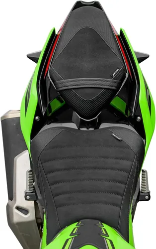 Miniatura 9 de Almohadilla de Asiento para Motocicleta Delantero Conductor Trasero Pasajero para Kawasaki Ninja400 Z400 2018 2019 2020 2021 2022 2023 2024 2025