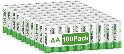 Miniatura 8 de DURNERGY Paquete de 48 pilas AA, 10 años de vida útil, pilas AA dobles de 2800 mAh para reloj, pilas AA, alcalinas LR6