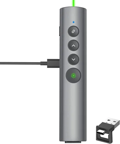 Miniatura 11 de Clickers de presentación para PowerPoint, clicker para presentaciones portátiles remoto, control remoto inalámbrico USB para presentador, control