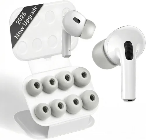 Almohadillas de repuesto de espuma viscoelástica para AirPods Pro 1 y 2 Gen, puntas de auriculares ultra suaves con cancelación de ruido, ajuste