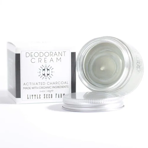 Miniatura 5 de Little Seed Farm Crema de Desodorante Natural - Carbón Activado - Desodorante Libre de Aluminio para Mujeres o Hombres, Peso Neto 2.4oz 68g