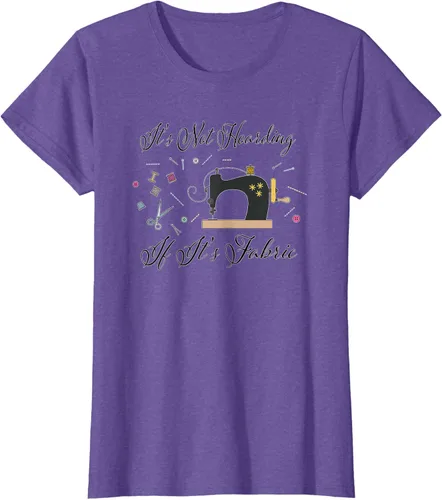 Miniatura 30 de It's Not Hoarding If Its - Camiseta de costura para acolchado, Blanco, S