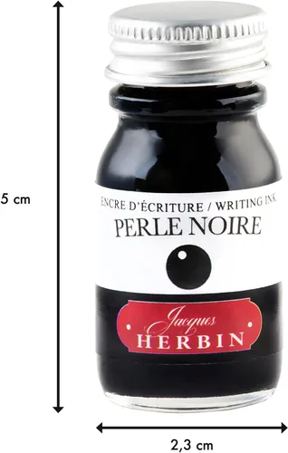 Miniatura 2 de Tinta para pluma estilográfica Herbin - Botella de 10 ml - Perle Noire