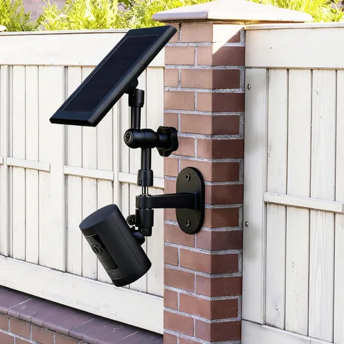 Miniatura 5 de Soporte de pared 2 en 1 para panel solar de anillo, batería de leva de anillo para pegar, cámara de foco y cámara de foco Plus/Pro (batería), ángulo
