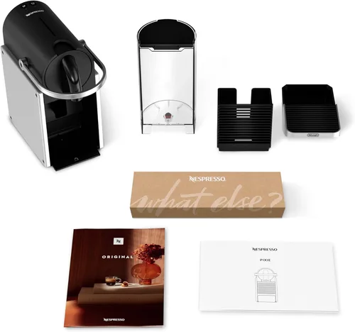 Miniatura 3 de De'Longhi Nespresso Pixie EN127.S, cafetera totalmente automática, cafetera de un botón con multifunción, juego de bienvenida incluido, diseño