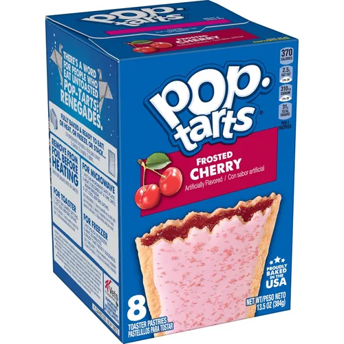 Miniatura 12 de Pop-Tarts - Tostadas, alimentos para el desayuno, bocadillos para niños, pan de plátano glaseado (96 Pop-Tarts)