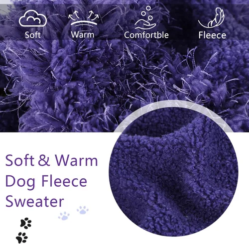 Miniatura 6 de Suéter para Perros Pequeños Niña Niño Ropa de Cachorro Cuello de Tortuga Suéter para Perro XXS Sudadera de Chihuahua Abrigos para Perros Pequeños