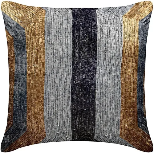 Miniatura 18 de The HomeCentric Funda de cojín para silla, fundas de almohada decorativas de 22 x 22 pulgadas (21.7 x 21.7 in), color plateado, fundas de almohada