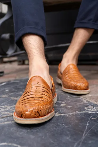 Miniatura 8 de Mexico en la Piel Leather Shoes for Mens, Pull on Comfortable Loafers
