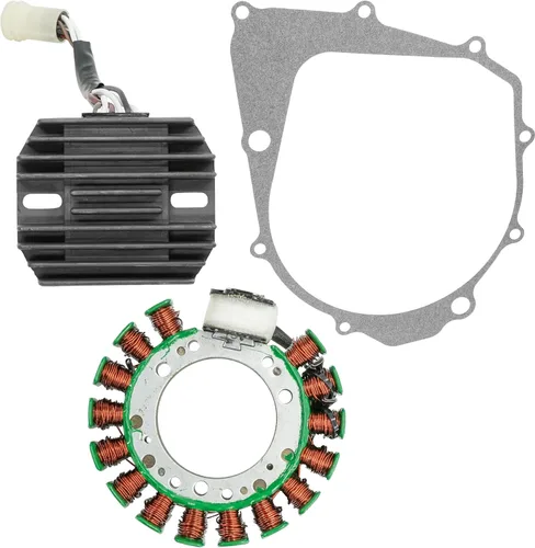 Miniatura 6 de Caltric Rectificador de estator y regulador con junta compatible con Yamaha Big Bear 350 Yfm350 4X4 1990-1994