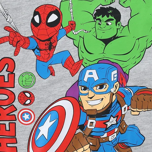 Miniatura 4 de Marvel Conjunto de camiseta y pantalón corto de manga corta para niños pequeños de los Vengadores