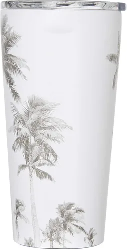 Miniatura 17 de Corkcicle - Taza de viaje, acero inoxidable con aislamiento Camuflaje del bosque