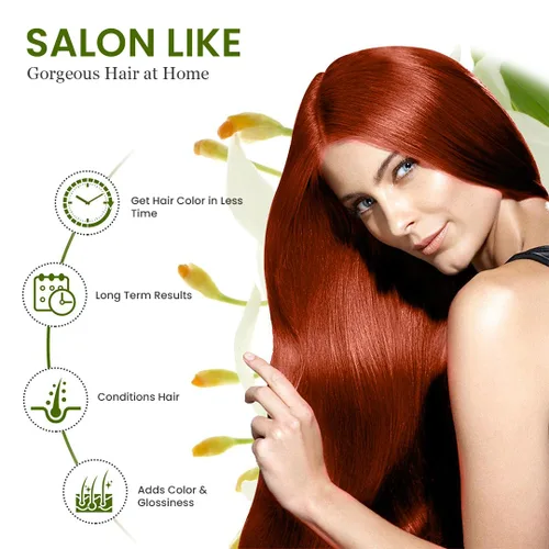 Miniatura 3 de Pardesi Henna orgánica natural 7.05 oz - Tratamiento natural para el cabello y acondicionador Halal, sin OMG, vegano Sin químicos