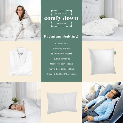 Miniatura 6 de ComfyDown 95% plumón, 5% plumón, 12 x 30 rectángulo, relleno de almohada, hecho en Estados Unidos